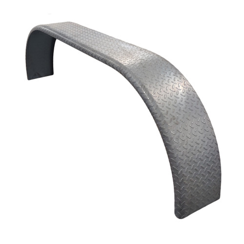 72" x 20" x 9" Tandem Steel Fender - Diamond Plate