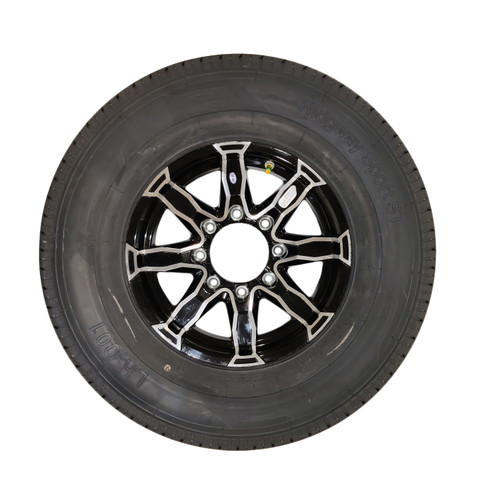 Ridgway Sport 235/85R16 Tire & Wheel Liger Black 8x6.5 - LRF