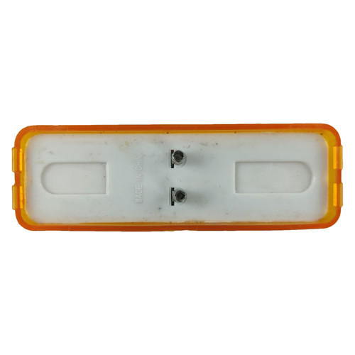 4" x 1 1/4" Amber Replacement Clearance Marker Light - Incandescent