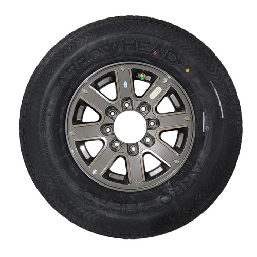 Arrowhead 235/80R16 Tire & Wheel Leopard Gunmetal 8x6.5 - LRE Arrowhead 235/80R16 Tire & Wheel Leopard Gunmetal 8x6.5 - LRE