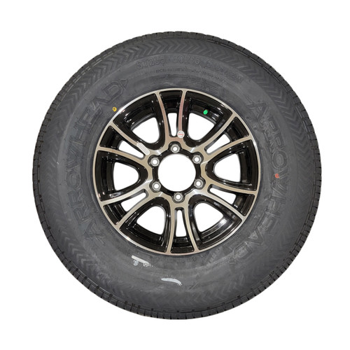 Arrowhead 235/80R16 Tire & Wheel Siberian Black 6x5.5 - LRE