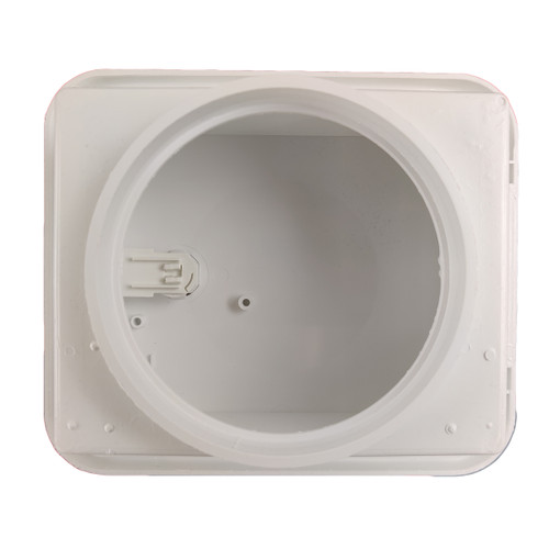 JR Products 6.5" x 7.5" Sewer Hatch - White