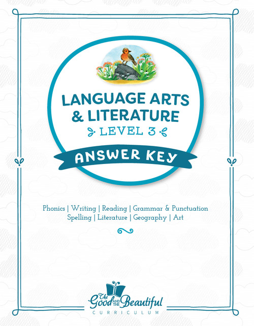 Answer Key: Language Arts Level 3