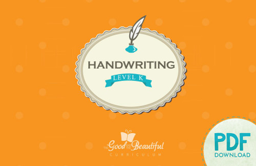 Handwriting Workbook (PDF): Level K