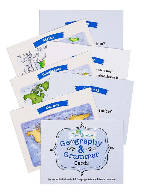 Language Arts: Geography & Grammar Cards