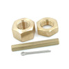 1" and 1-1/8" Inboard Propeller Shaft Nut Kit Set (1" and 1-1/8" Shaft Size, 3/4 - 10 THREAD)