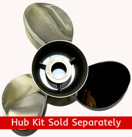 13-3/4X21RH Quicksilver Silverado Stainless Steel Propeller (QS5056X)