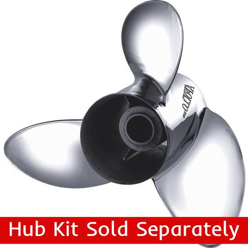 13-1/4X17LH 3 Blade Michigan Wheel Apollo Stainless Steel Propeller (XHS Hub) (993154)