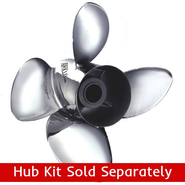 14-5/8X16 RH 4 Blade Michigan Wheel Apollo Stainless Steel