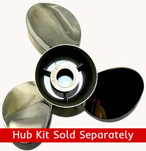 13-3/8X14RH Quicksilver Silverado Stainless Steel Propeller (QS5114X)
