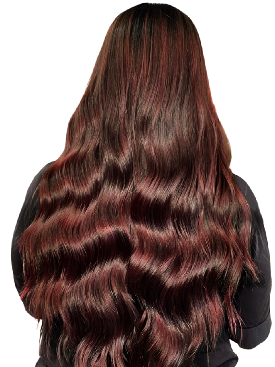 Medium Reddish Brown Nano-Tip Human Hair Extension