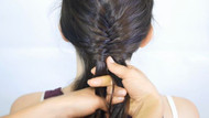 Fishtail Braid with Hair Extensions