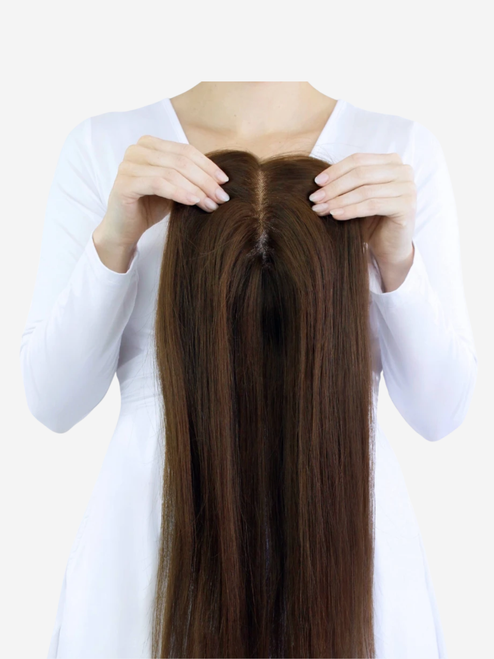 Hair Topper #3 Dark Brown