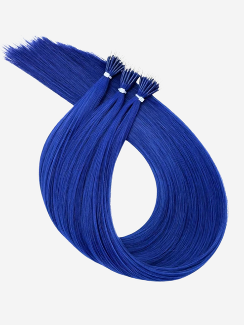 Nano Bead Hair Extensions Blue