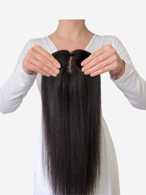 Hair Topper #1B Soft Black