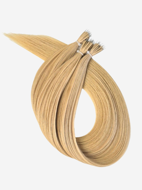 Nano Bead Hair Extensions #24 Medium Golden Blonde