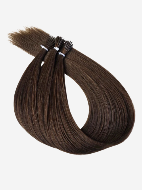 Nano Bead Hair Extensions #3 Dark Brown