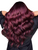 Nano Bead Hair Extensions Dark Burgundy