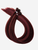 Nano Bead Hair Extensions Dark Burgundy