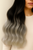 Nano Bead Hair Extensions #Black Ice Balayage