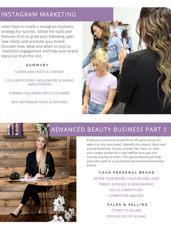 Individual Advanced Hair Extension Training