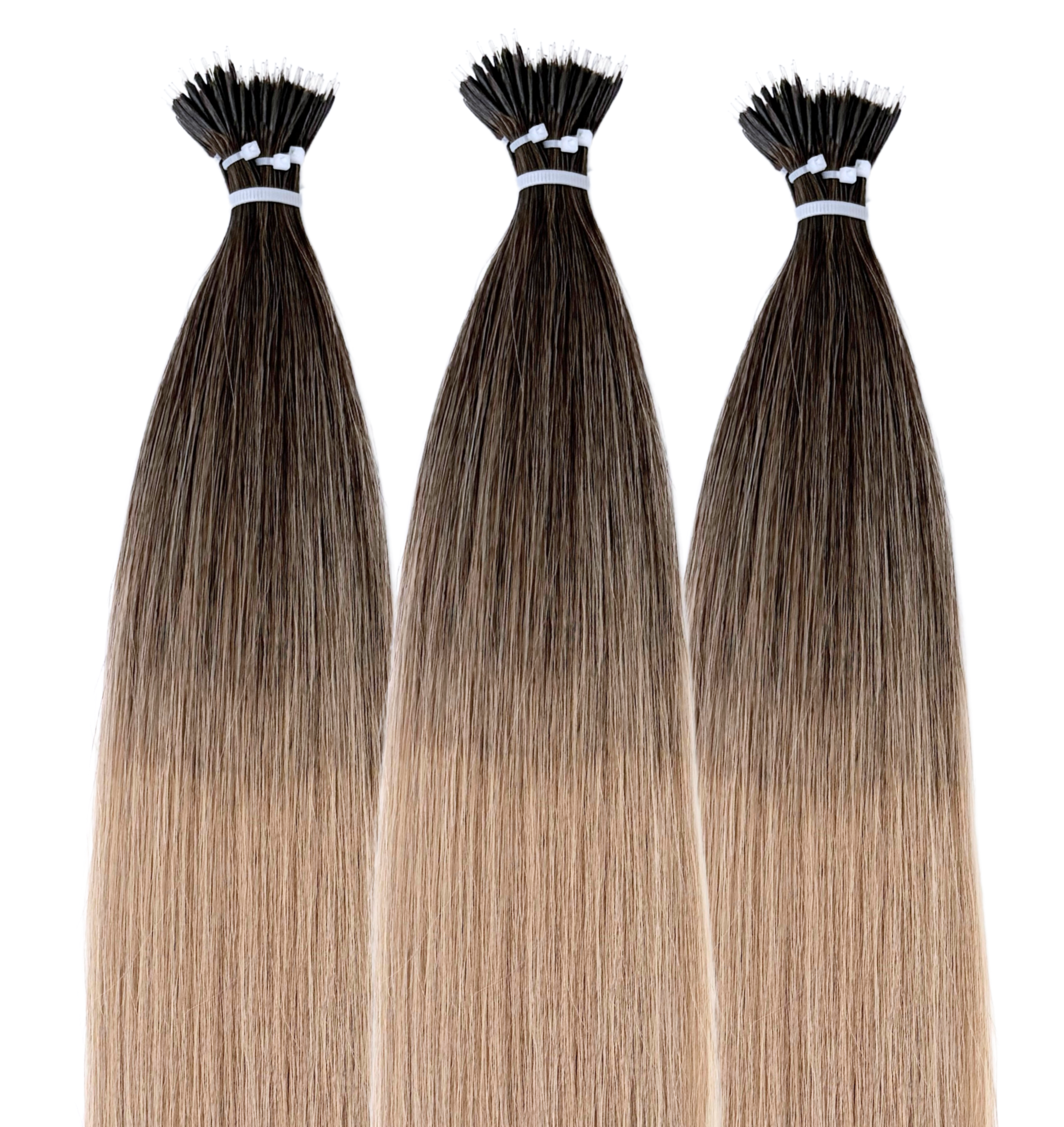 Blonde balayage extension shades