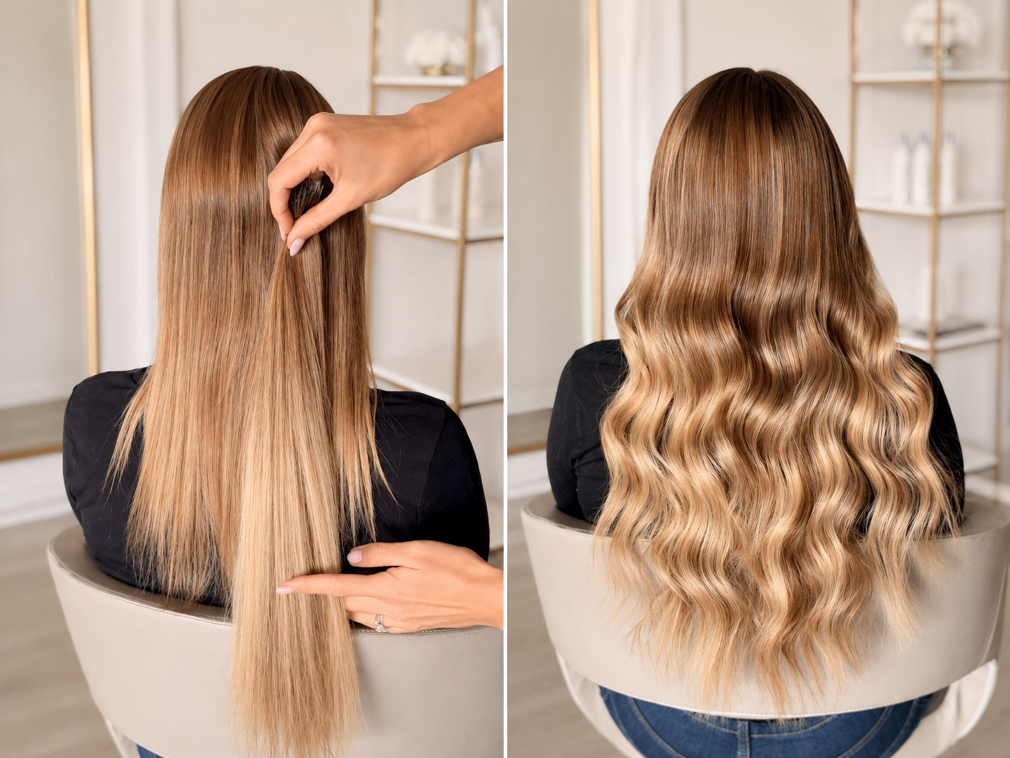 Hair extension consultation and marketing education
