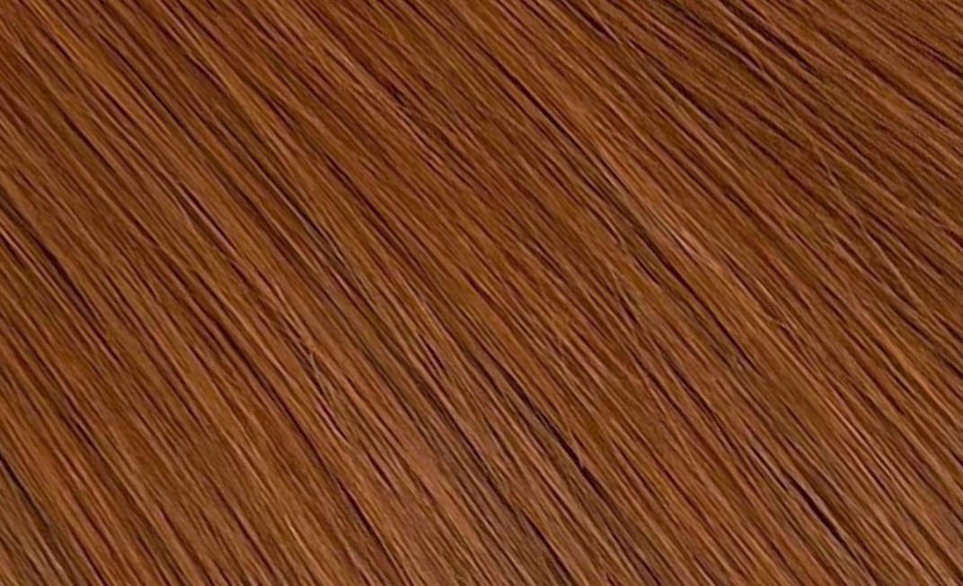 Copper hair extension shade
