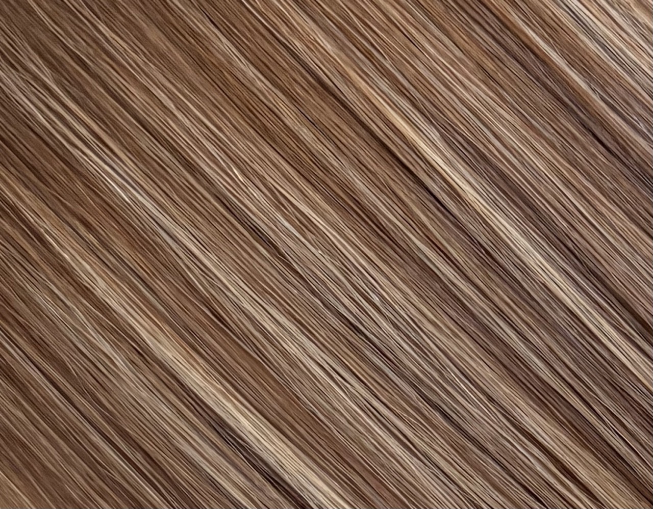 Highlighted Brunette Hair Extension Shade #HB