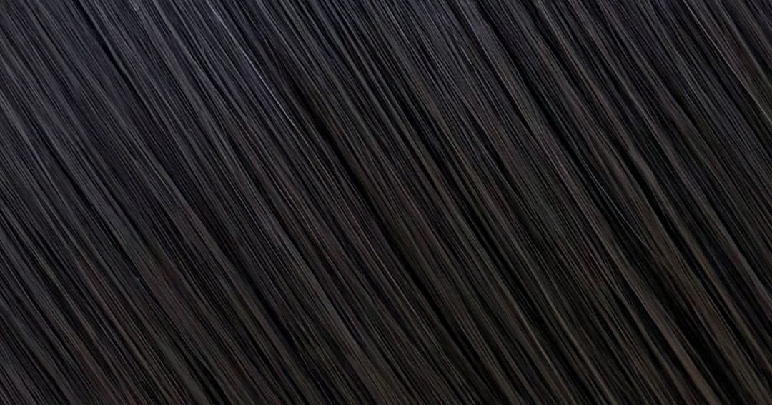 Natural Ash Black Hair Extension Shade #1A