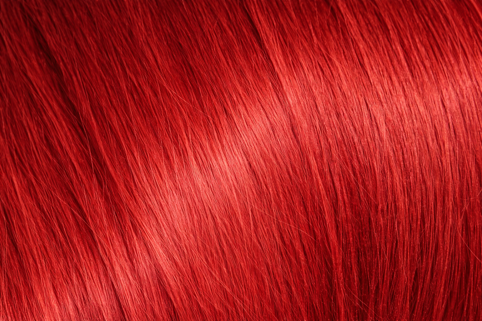 Red hair extension shade