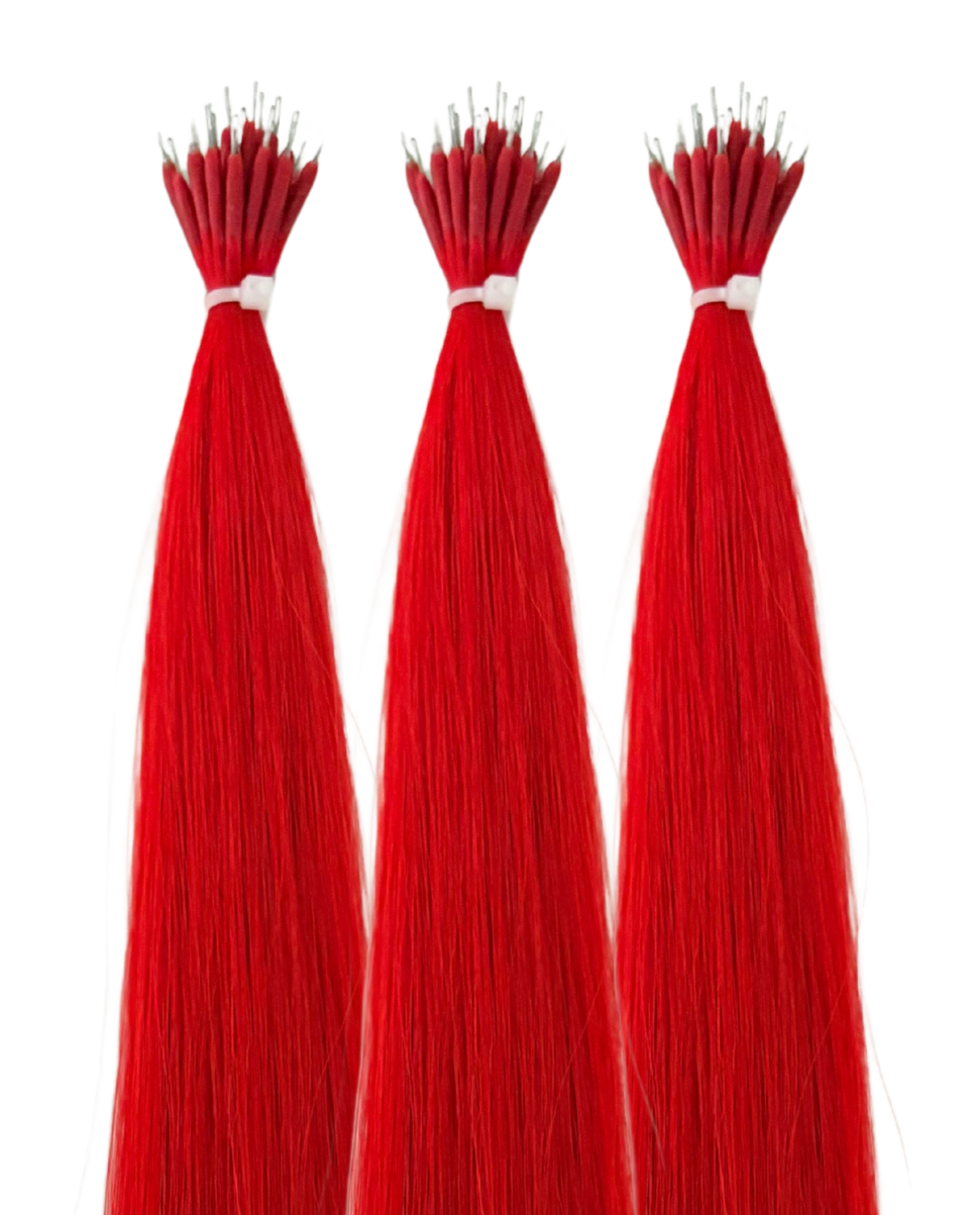 Vibrant red extension shades