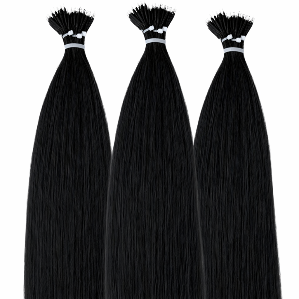 Single tone brunette extension shades