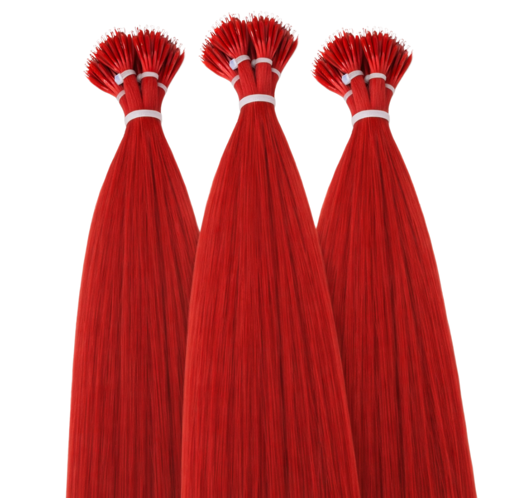 Vibrant red extension shades
