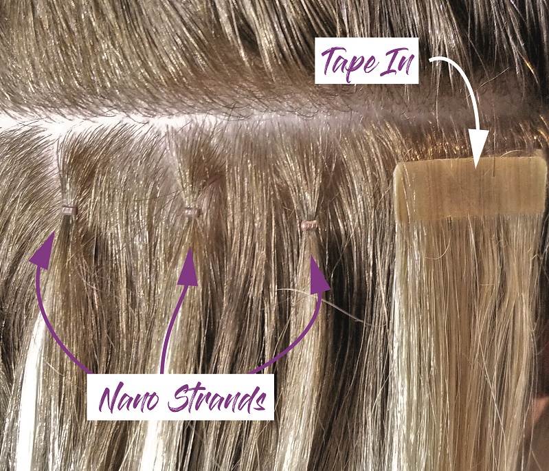 tape hair extensions damage