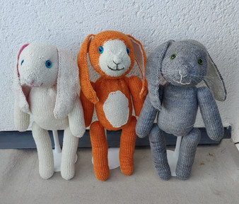 knit toy, knitted toy, knitted bunny, knitted rabbit, soft toy, stuffed toy, stuffed bunny, stuffed rabbit