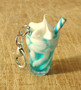 stitch marker, progress keeper, milkshake, minty milkshake, turquoise milkshake, decoration for bags and wallets, charm bracelet, charm necklace