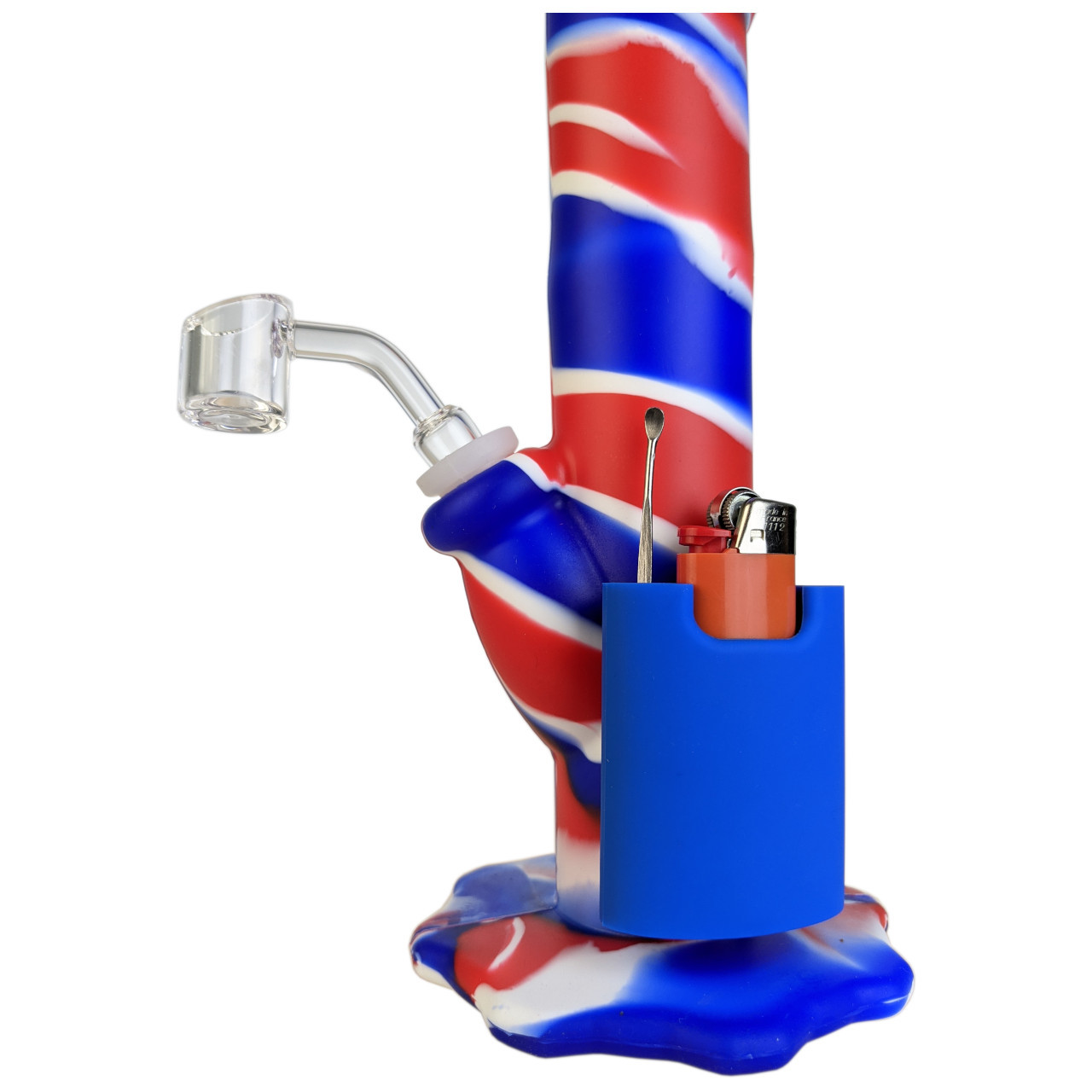 Silicone Oil Wax Tool Storage Water Pipe Accessory HS Wholesale