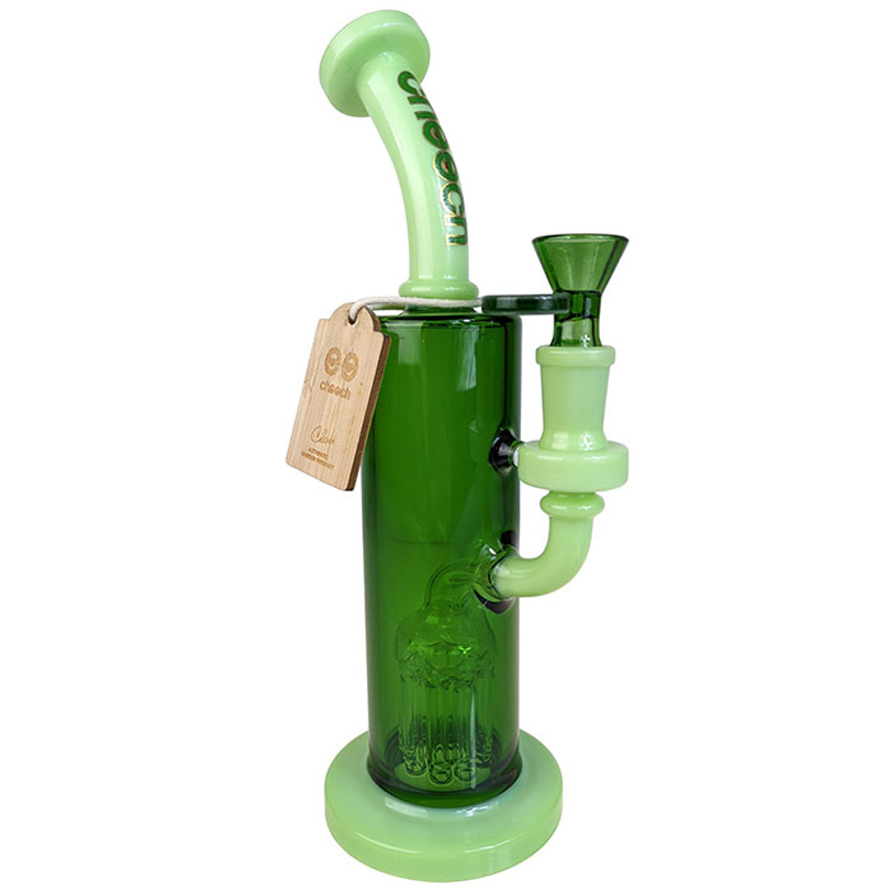 Rock Glass Neon Color Bubbler Pipe — Toker Supply