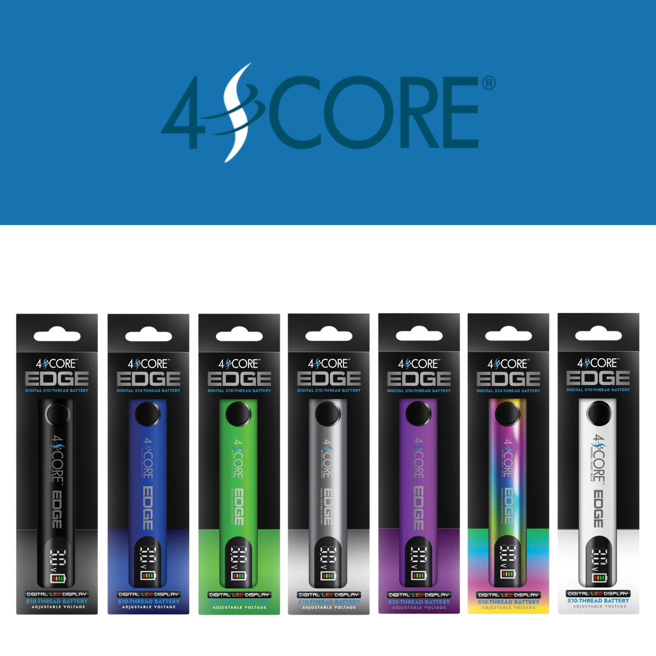 EDGE 400mAh LED 510 Battery (Pack of 25) By 4SCORE