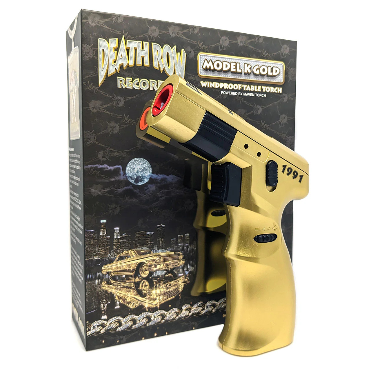 Death Row Records Throwback Model K Torch Gold - HS Wholesale