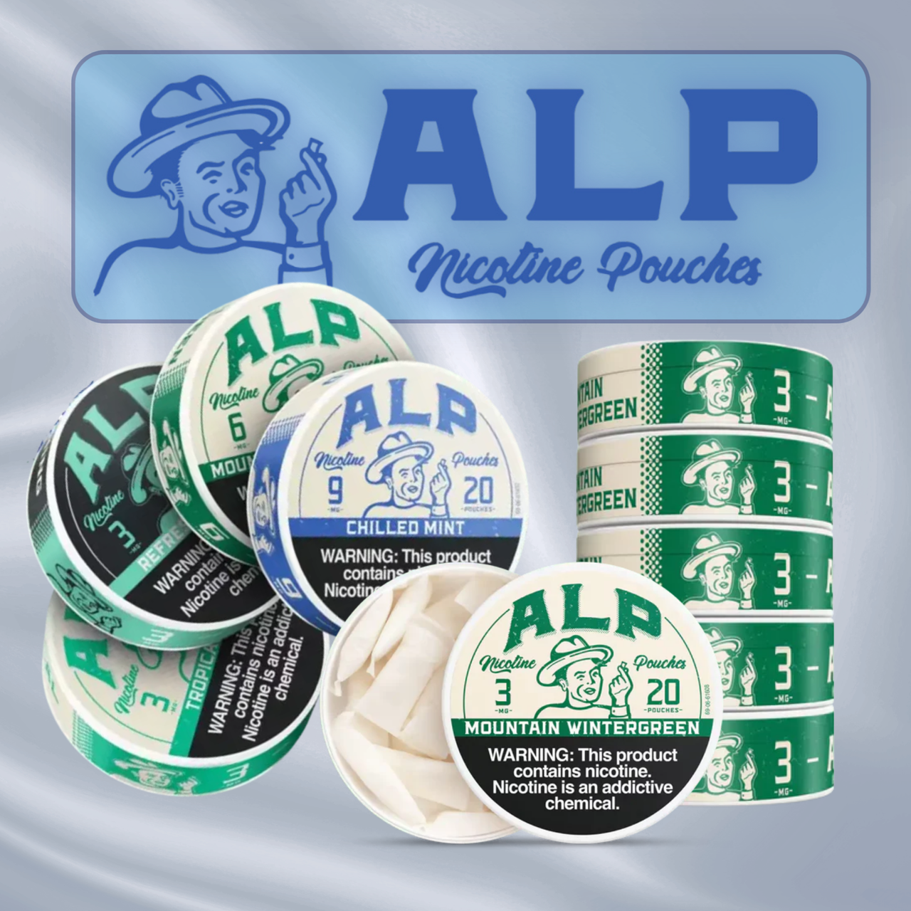 alp tobacco ALP Nicotine Pouches 20ct Pack of 5