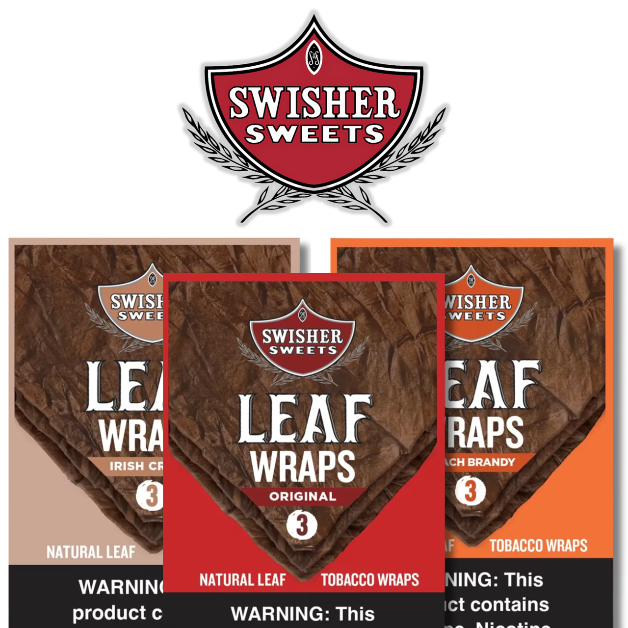 are swisher wraps made of tobacco Swisher Sweets Leaf Tobacco Wraps 3ct Box of 10