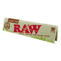 RAW® - Organic Hemp Rolling Papers King Size Slim (32ct) - Display of 50 (MSRP $2.00ea)