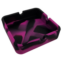 3" Silicone Ashtray - Square Mixed Colors - Single Assorted (MSRP $5.00)