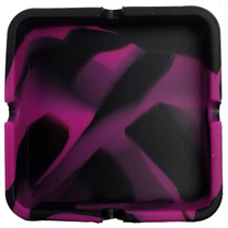 3" Silicone Ashtray - Square Mixed Colors - Single Assorted (MSRP $5.00)