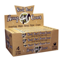 Skunk Brand - Pre-Rolled Hemp Cone KS (4ct) - Display of 24 (MSRP $4.00ea)