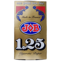 JOB - Gold Rolling Papers 1.25 - Display of 24 (MSRP $3.25ea)