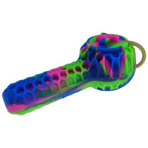 Silicone Glass Bowl & Cap Spoon Hand Pipe (MSRP $20.00)