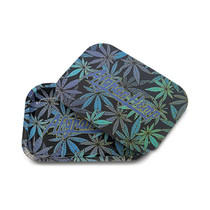 Leaf Design Tray With Magnetic Lid By Afghan Hemp *Drop Ship* (MSRP $9.99)